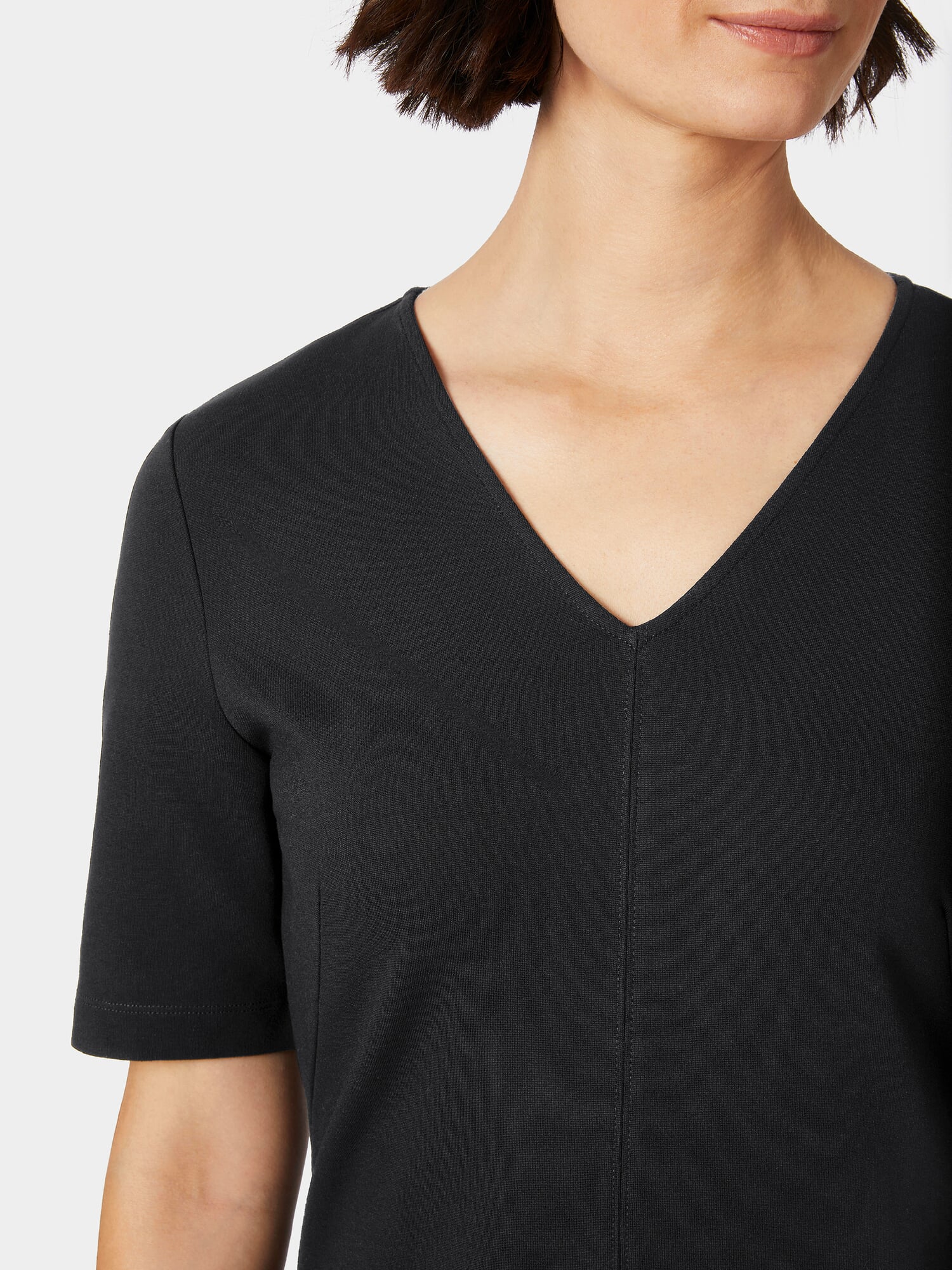 Ladies jersey dress, Black | Manufactum