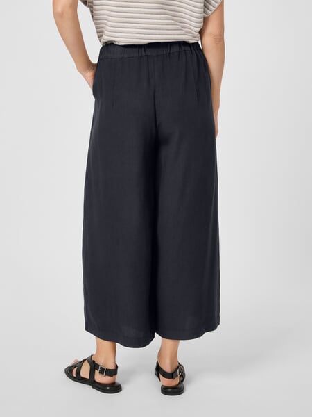 Pantalon femme Lyocell Bleu foncé
