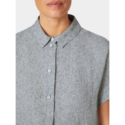 ladies grey shirt dress Basic Linen Shirt Dress, Long Sleeve Tunic