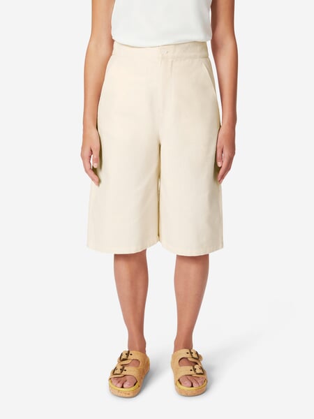 Bermudashorts til kvinder Naturlig hvid