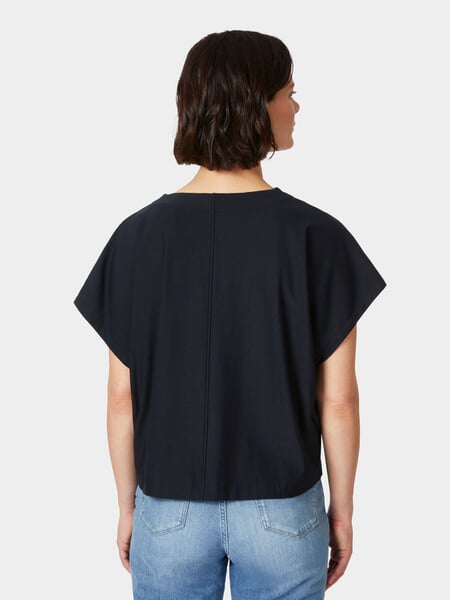 Women's Short-Sleeve TENCEL™ Shirt Dark blue
