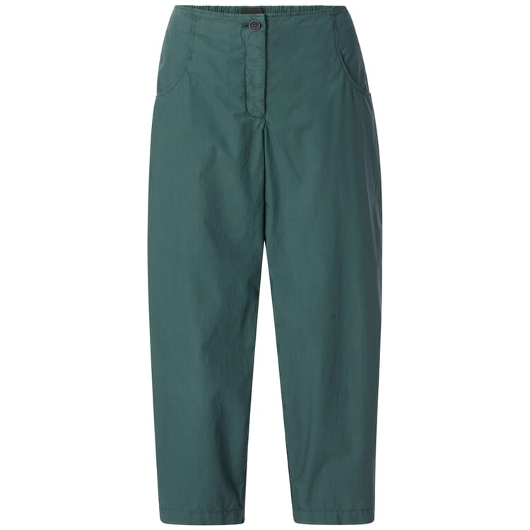 Pantalon en tissu pour femme, Vert