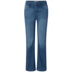 Flared jeans til damer Medium blå