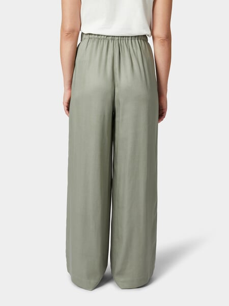 Women's Marlene Pants Sage green, presented on a model