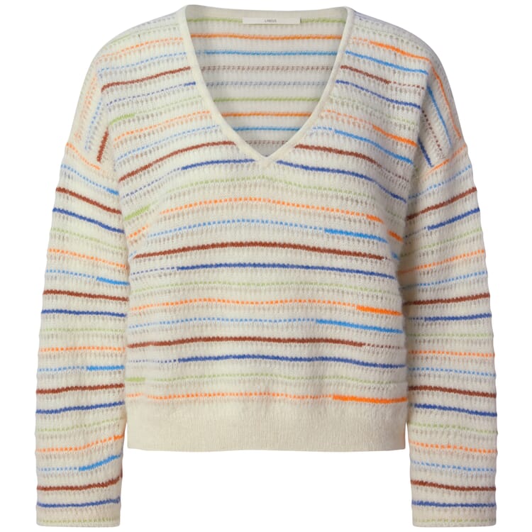 Pull-over en maille pour femme, Multicolore