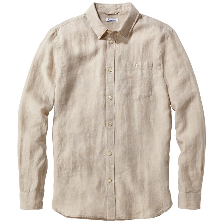 Chemise en lin pour homme, Mélange de sable