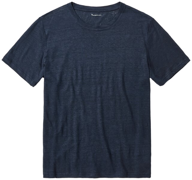 Linnen heren-T-shirt Navy