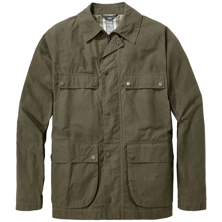 Herrenjacke gewachst, Oliv