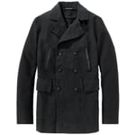 Hannes Roether Veste homme double boutonnage Noir