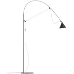 Floor lamp Ayno L 2.0 Black Cable: Neon orange