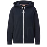Giacca con cappuccio da donna in spugna Blu