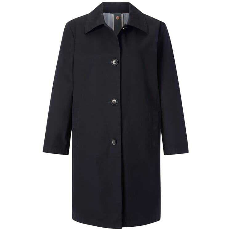 Manteau de poussière pour femme, Bleu foncé