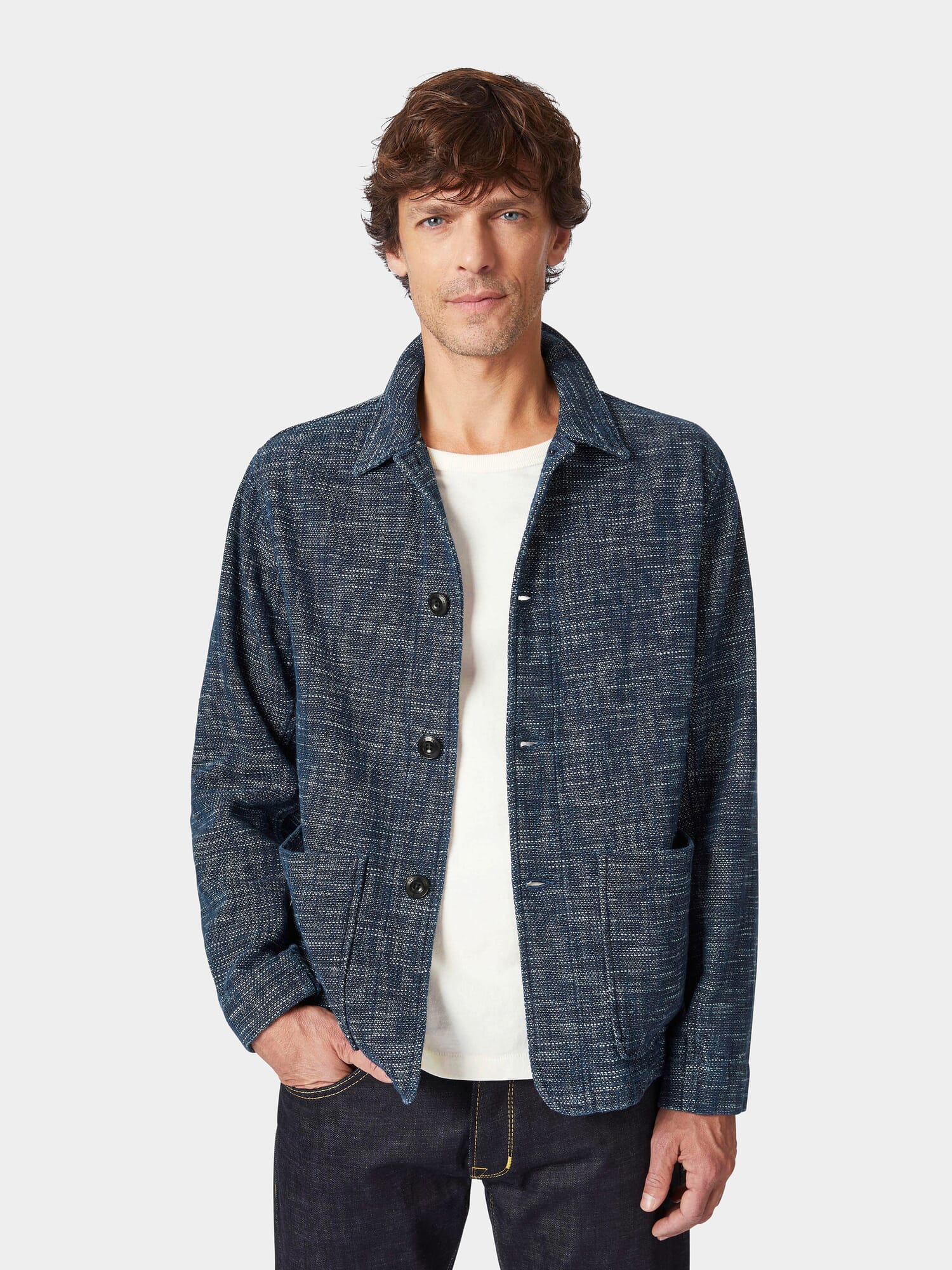 ジャケット・アウター VAULTROOM DENIM OVERSHIRT / BLUE VAULTROOM DENIM OVERSHIRT
