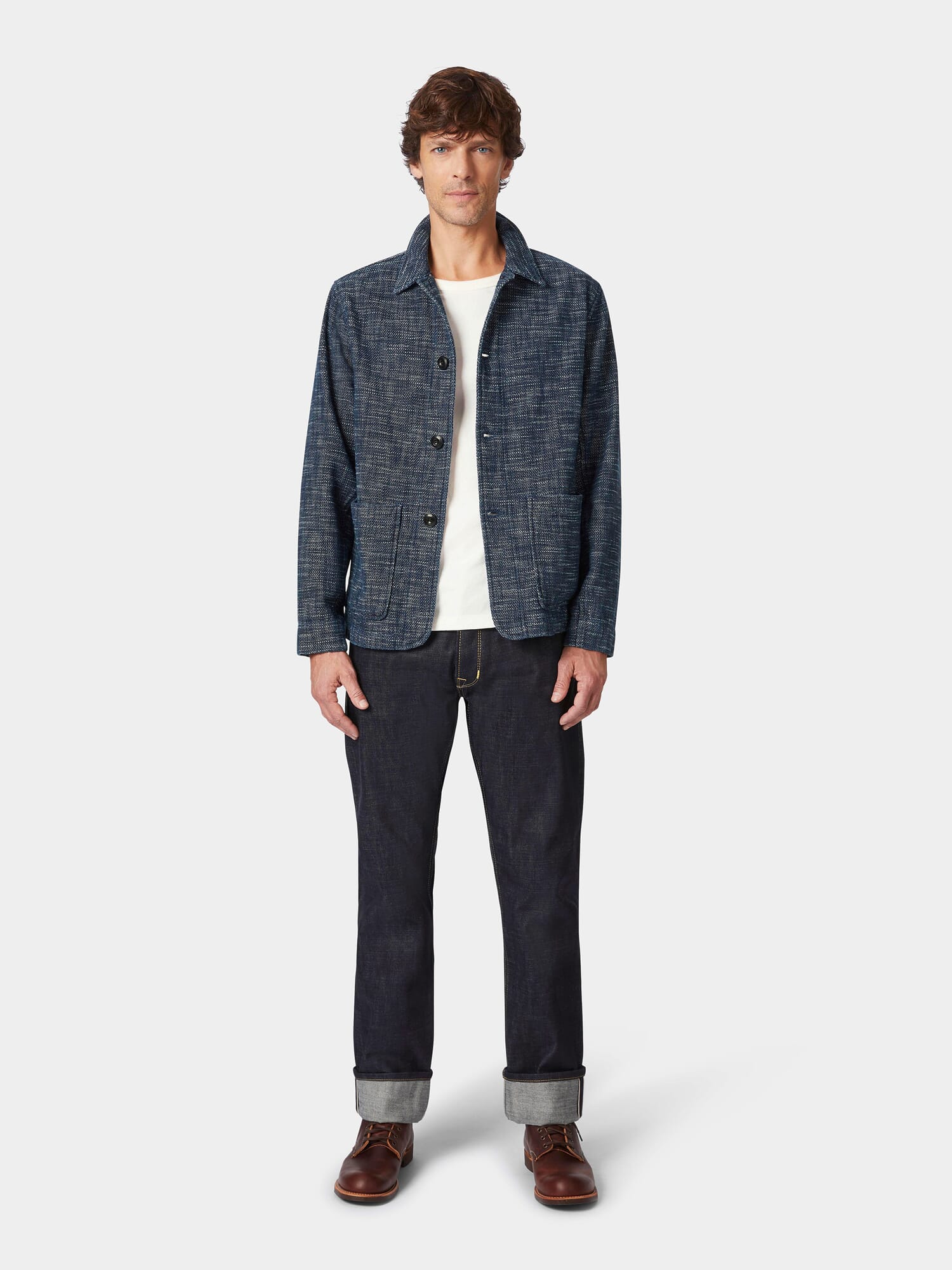 ジャケット・アウター VAULTROOM DENIM OVERSHIRT / BLUE VAULTROOM DENIM OVERSHIRT