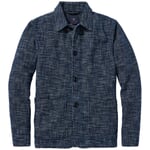 Men overshirt Blue melange