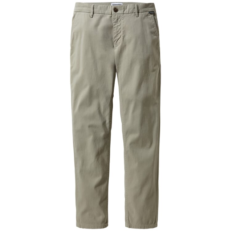 Pantalons en twill pour homme, Vert clair