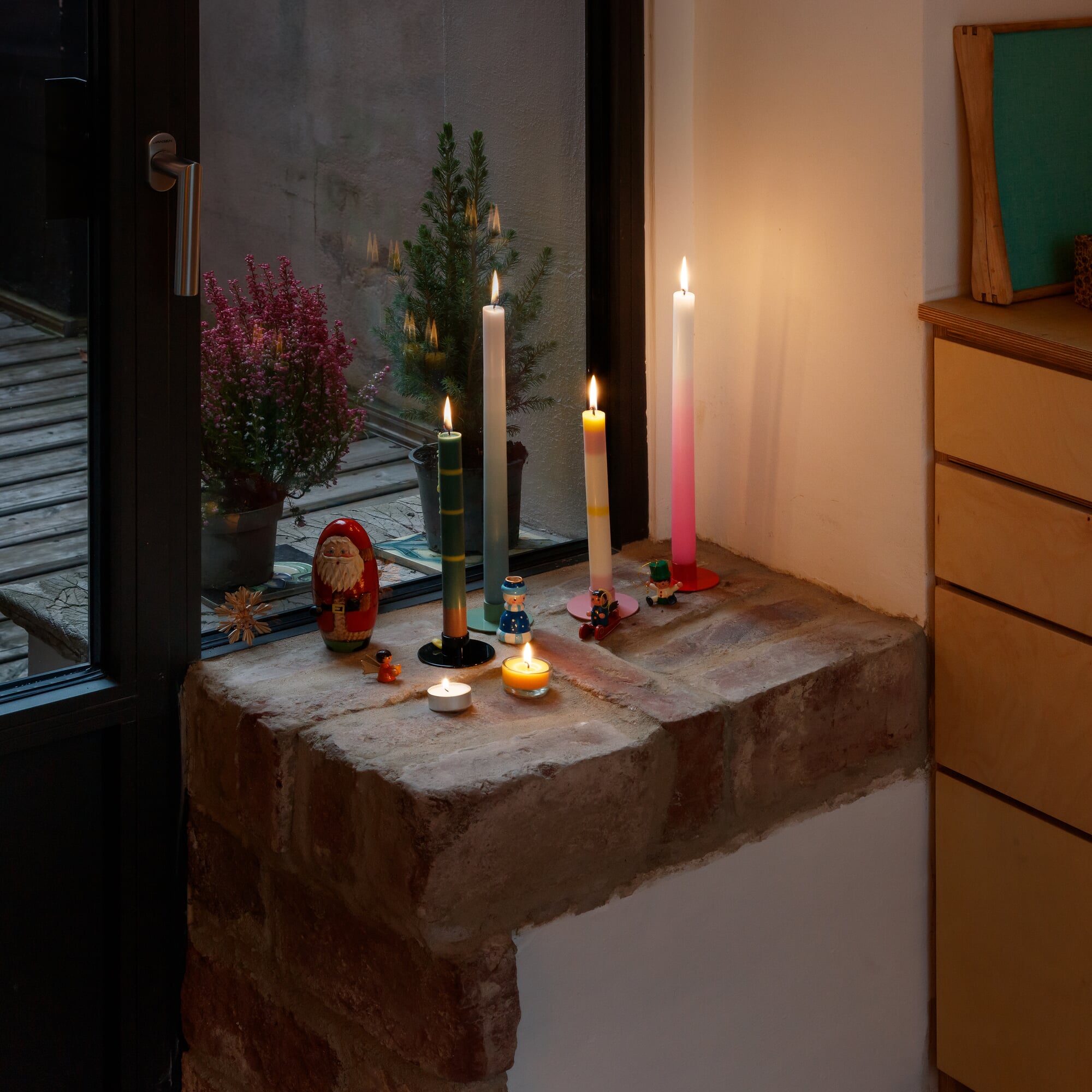 Stabkerze Weihnacht, Weihnachtsbaum
