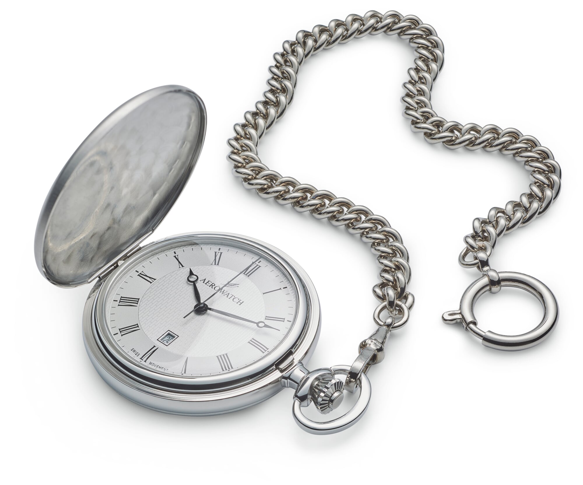 Pocket Horloge Antieke Stijl Paarden medaillon Zakhorloge Quartz Wit