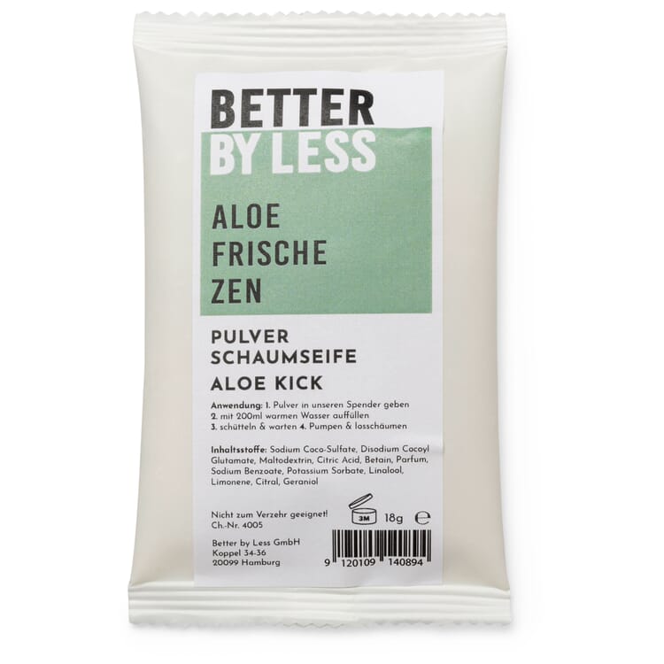 Savon en poudre pour les mains, Aloe Vera