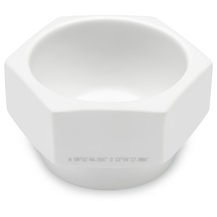 Barberskål af porcelæn