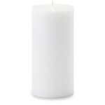 Candele a colonna Bianco