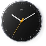 Wall clock Braun, small Black