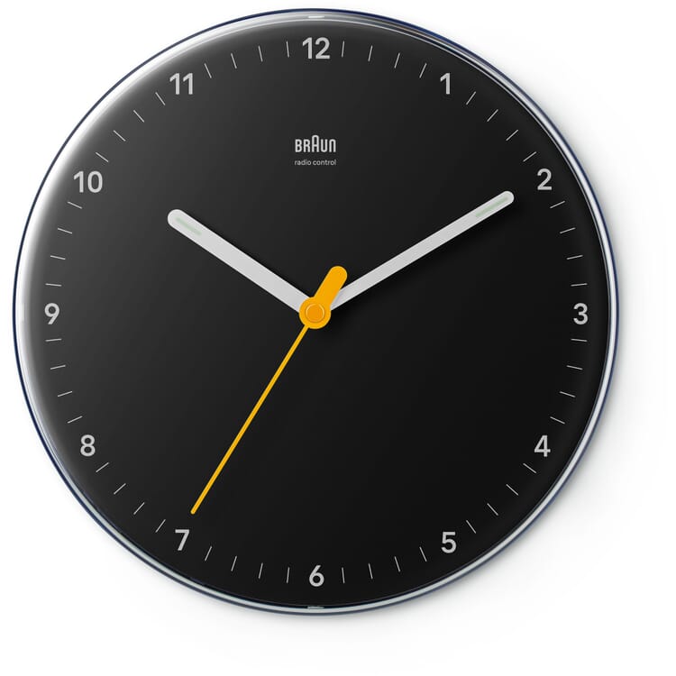 Wanduhr Braun, klein, Schwarz