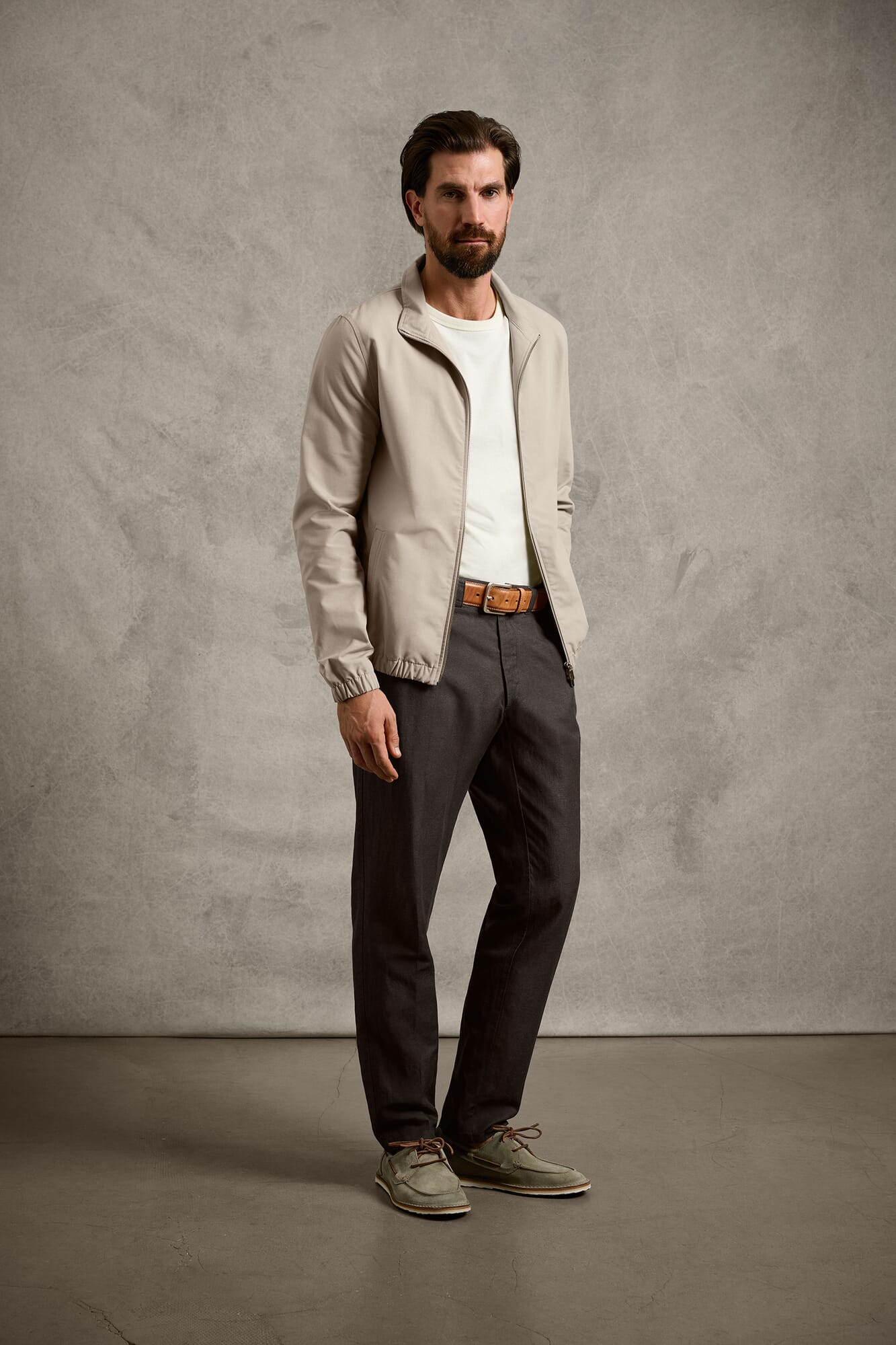 Men's blouson, Beige gray | Manufactum