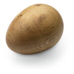 Turned wooden egg 11 cm