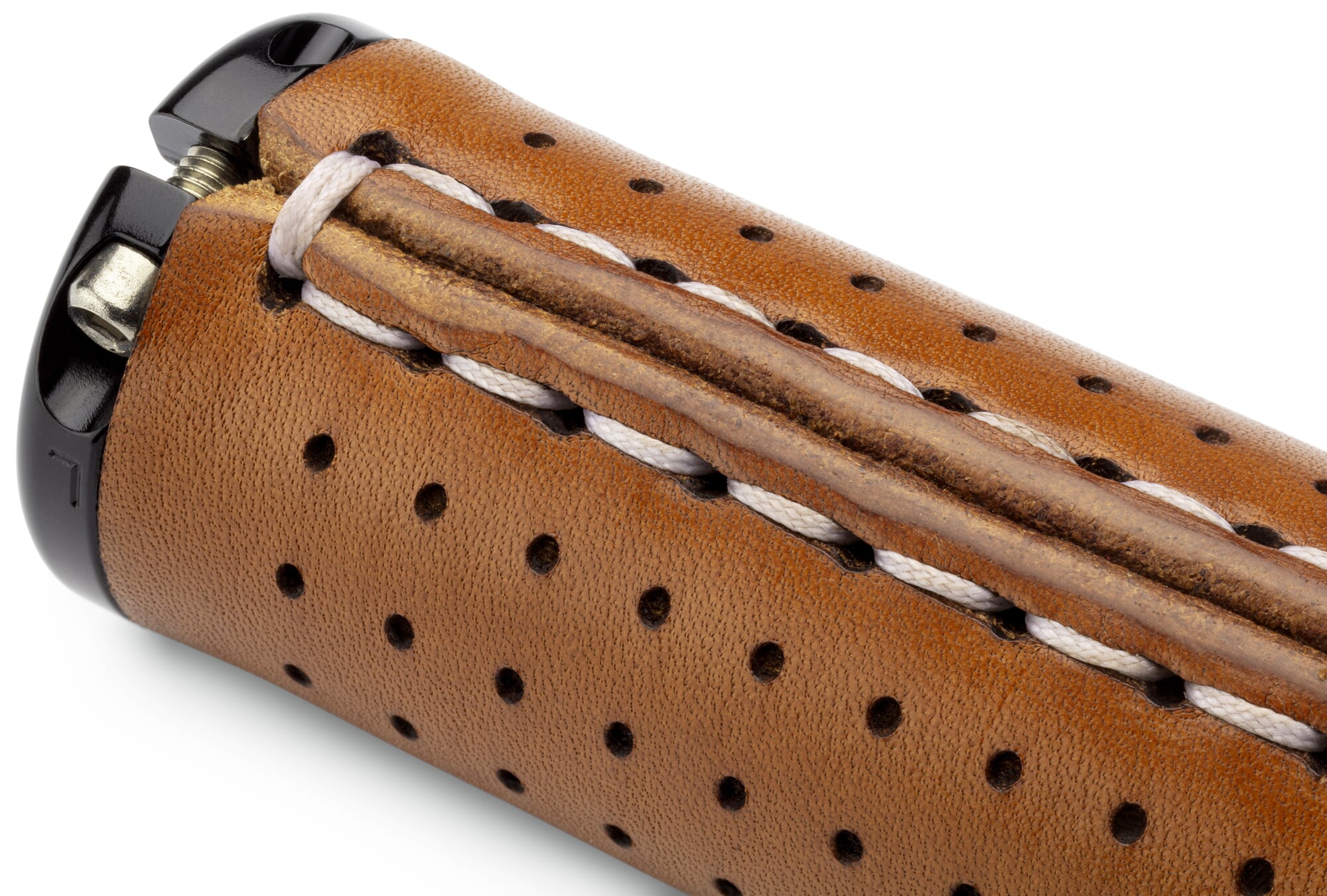 Fahrradgriffe Leder, Mittelbraun | Manufactum