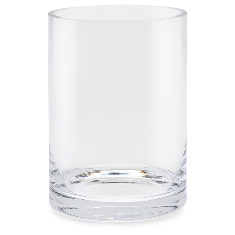 Vase Glas zylinderförmig, Groß
