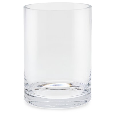 Vase Glas zylinderförmig, Groß