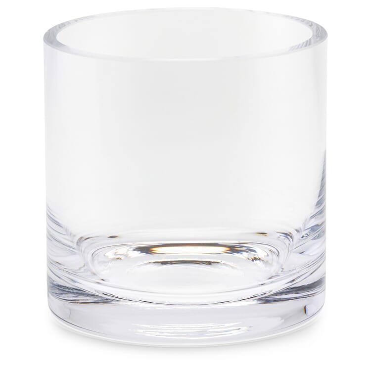 Jarrón cilíndrico de cristal, Pequeño