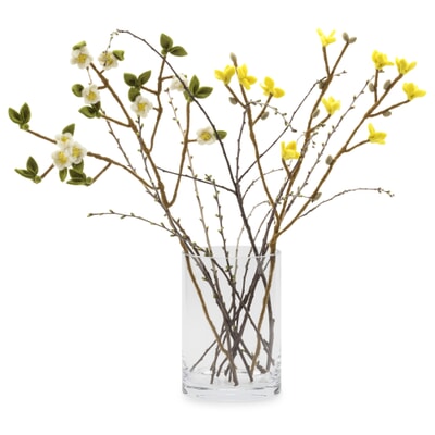 Worth Imports 34" FORSYTHIA TWIG Swag, Amarillo