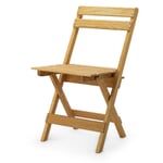 Silla plegable madera roble