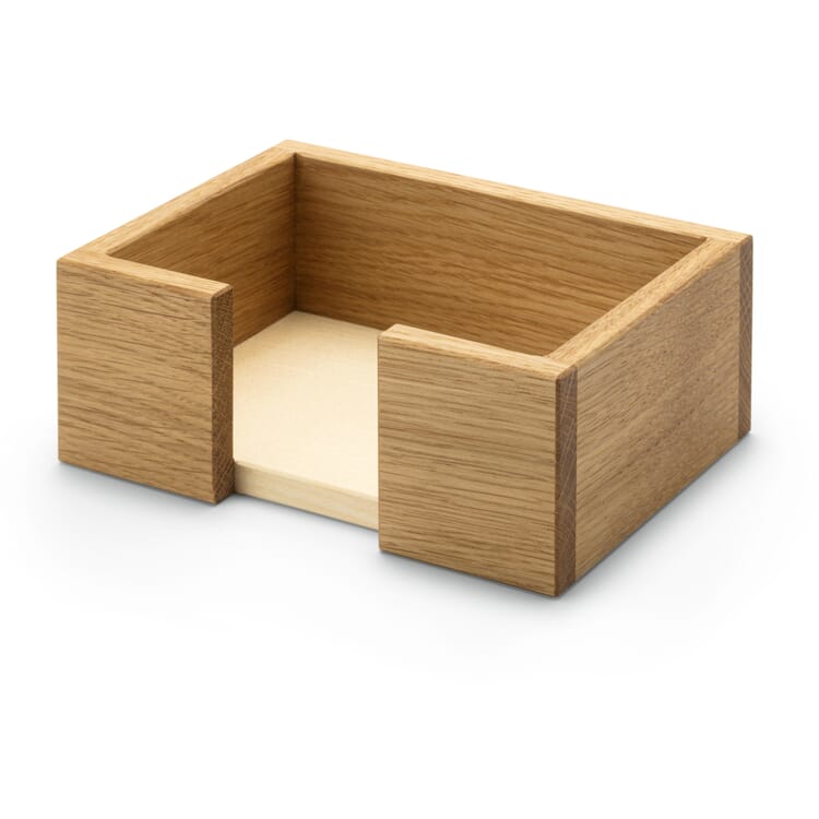 Oak and maple label box