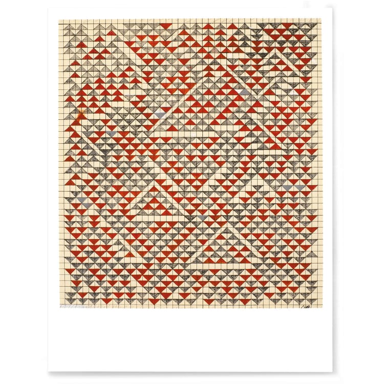 Impression Anni Albers, Étude pour Camino Real