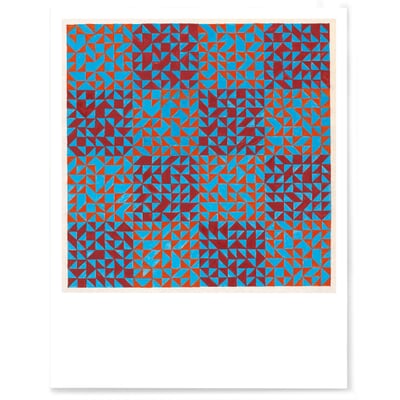 Print Anni Albers, Color Study (Blue and Reds) | Manufactum