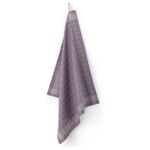 Tea towel cotton plaid Lilac