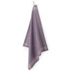 Tea towel cotton plaid Lilac