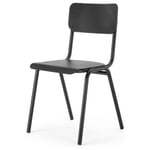 Sedia Alu 2 Nero intenso RAL 9005
