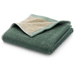 Tweekleurige badstof handdoek Groen zand Handdoek