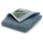 Two-tone terry towel Blue-Green Guest Towel