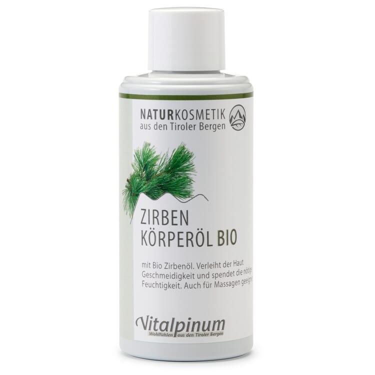 Aceite corporal de pino piñonero suizo