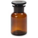 Bouteille de stockage avec bouchon en verre Volume 100 ml Marron