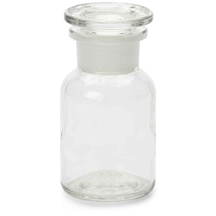 Vorratsflasche mit Glasstopfen, Volumen 100 ml
