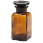 Bouteille carrée en verre Volume 100 ml Marron