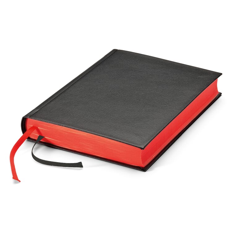 Cuaderno de papel fino, Corte rojo