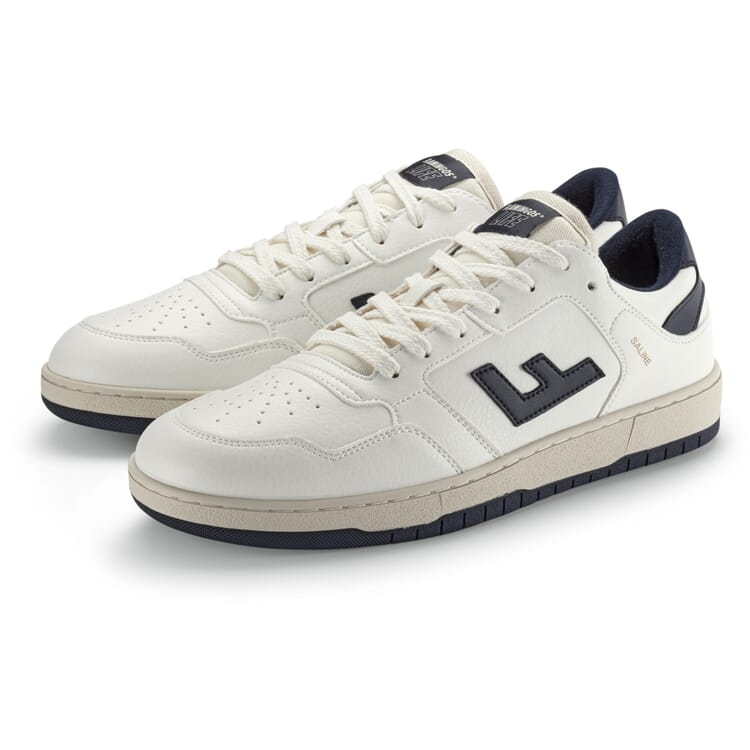 Baskets pour hommes Saline, Blanc-Bleu