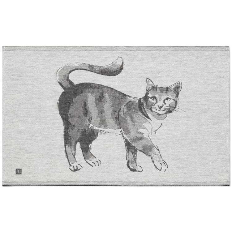 Theedoek Teemu Järvi dierenmotief, Kat